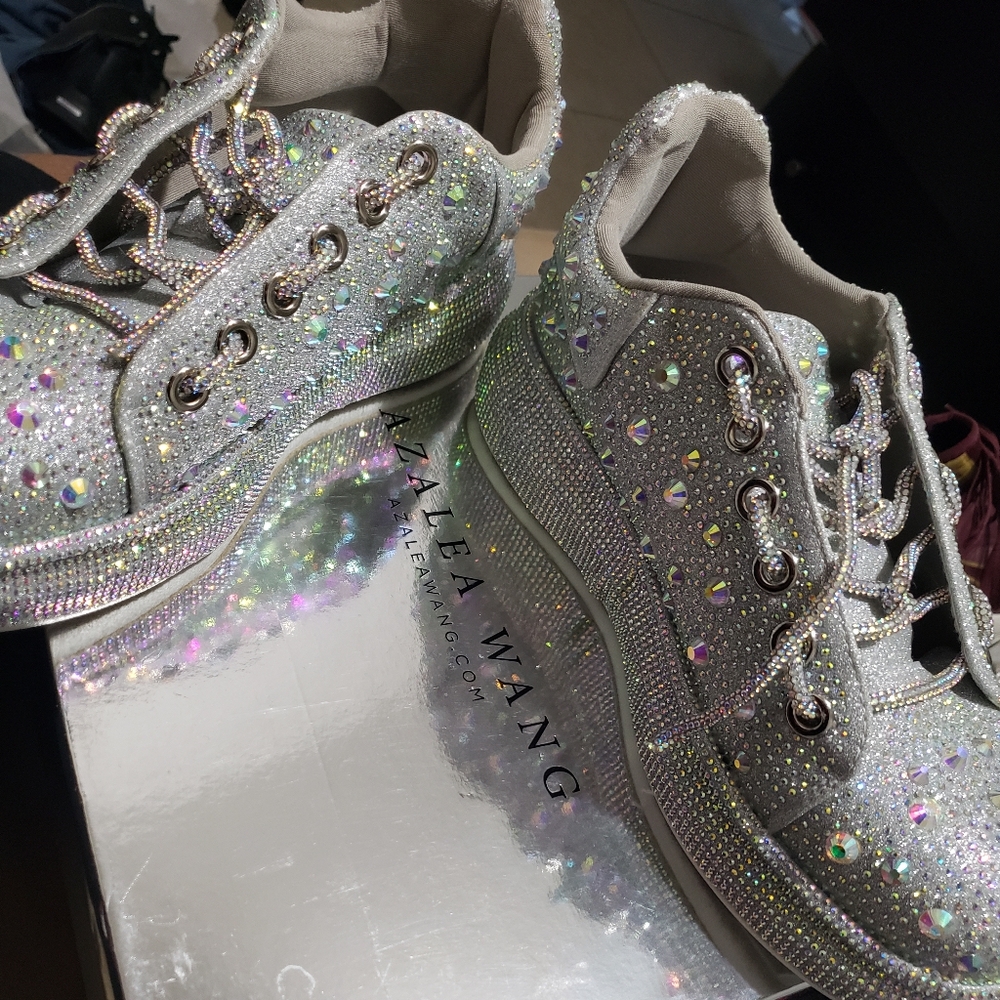 Azalea Wang Rhinestones Sneakers